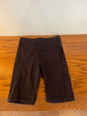 Athleta Black Performance Bike Shorts M
